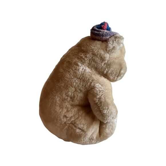 Vintage 1984 REMARKABLE BEAR Stuffed Plush Toy Tan Bear CUTE! - Picture 2 of 8